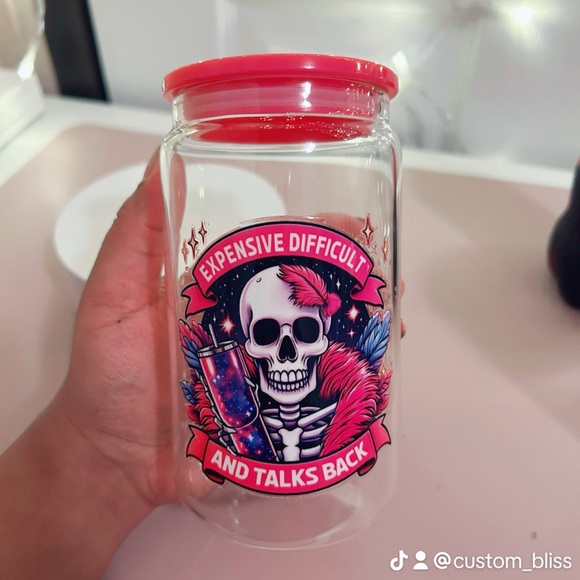 Expensive difficult and talks back 20 oz tumbler - Picture 2 of 2